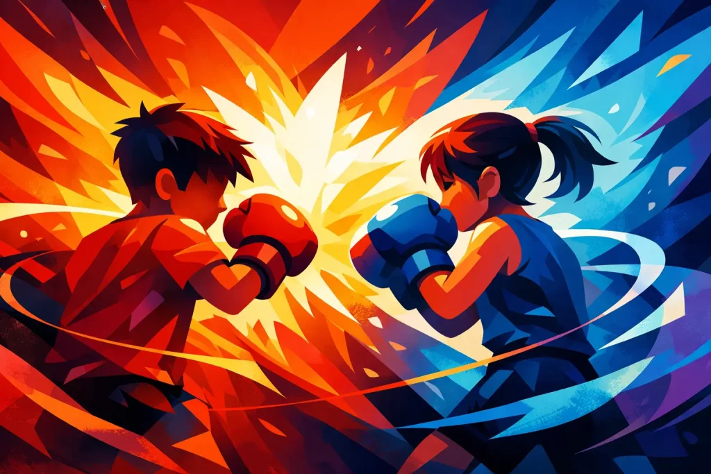 Clases de boxeo para niños con fuerza y disciplina