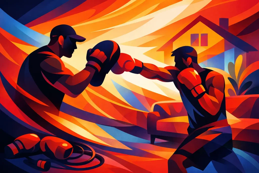 Entrenador de boxeo a domicilio para entrenar en serio