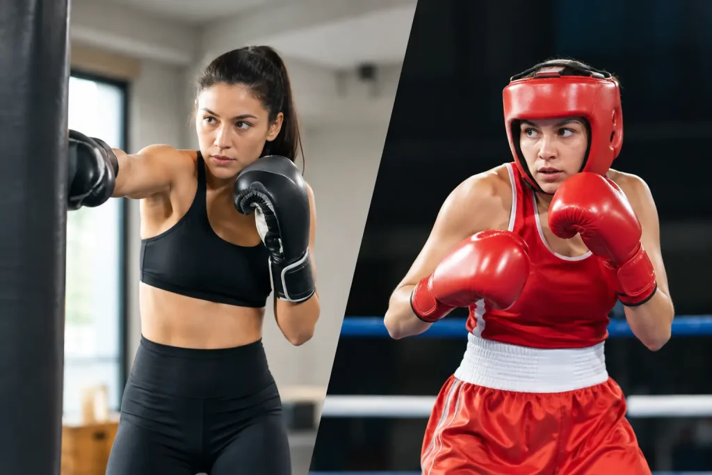 Boxeo fitness versus competitivo: ¿cuál eliges?